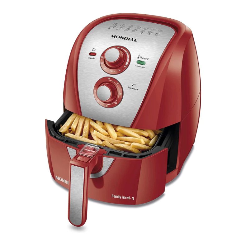 Fritadeira Sem Óleo Air Fryer 4L Mondial 1500W AFN-40 (Mostruário)