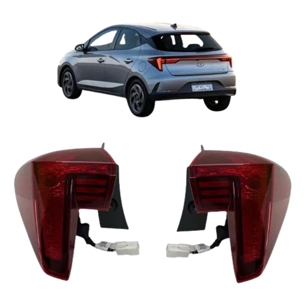 Lanterna Traseira Hb20 Hatch 2023 2024 2025 Canto Com Led | Shopee Brasil