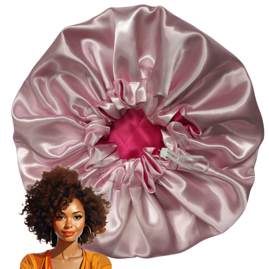 TOUCA DE CETIM ANTIFRIZZ EXTRA GRANDE/JUMBO DUPLA FACE 2 UNIDADES