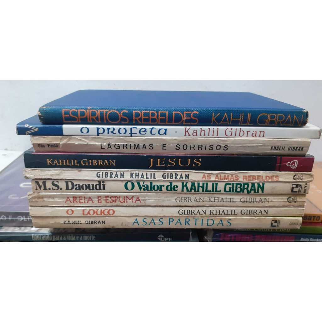 LIVROS- KAHIL GIBRAN- 9 VOLUMES- MUITO BOM ESTADO RAROS