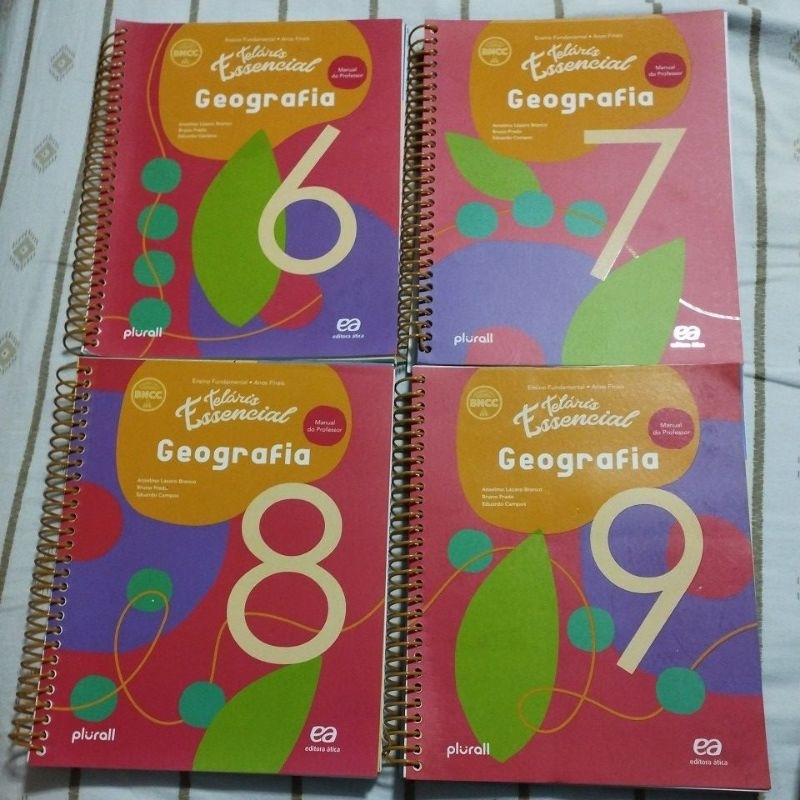 coleção telaris essencial geografia 6 ao 9 ano livros do professor ...