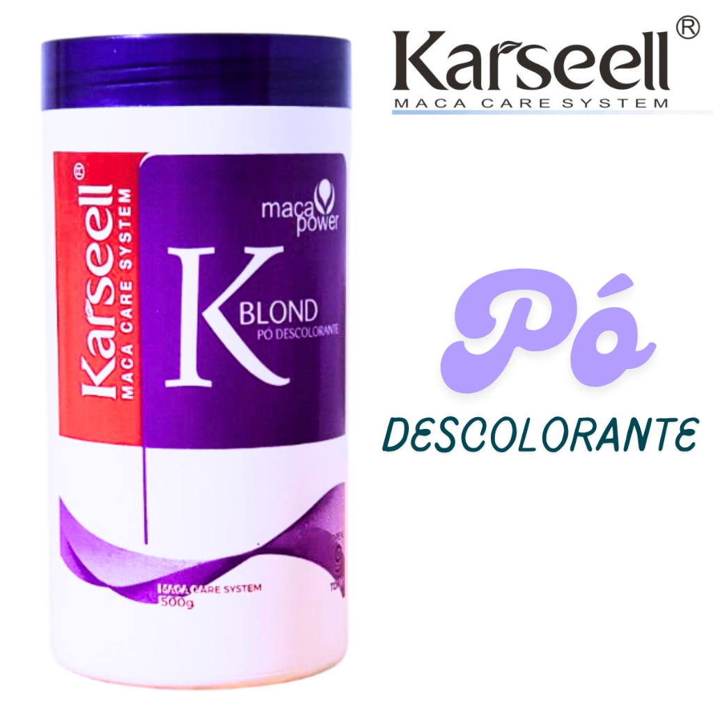 Karseell Kblond Pó Descolorante 500g Para Cabelo 9 Tons | Shopee Brasil