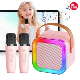K12 Caixa de som sem fio com microfone Karaokê entretenimento familiar mini Alto-falante Bluetooth portátil em Oferta na Shopee