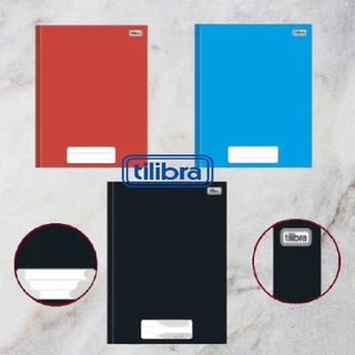 Agenda Tilibra Caderno 80 Folhas 140MM X 200MM Escolar Azul Vermelho Preto Para Escola Universitária em Oferta na Shopee