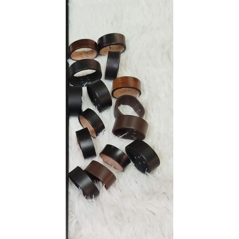 Passante Passador Cinto Belt em Couro kit 2 un