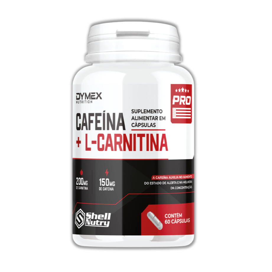 Cafeína e L-Carnitina 500mg Com 60 Cápsulas