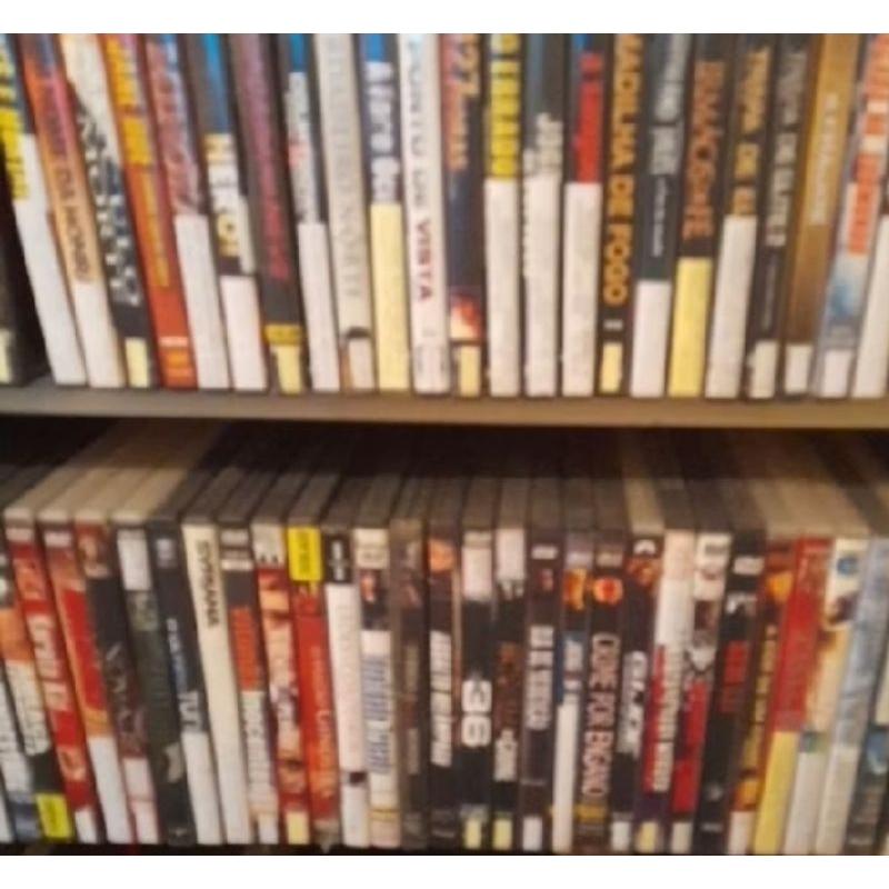 LOTE CAIXA COM 4 DVDs FILMES ORIGINAIS USADOS | Shopee Brasil
