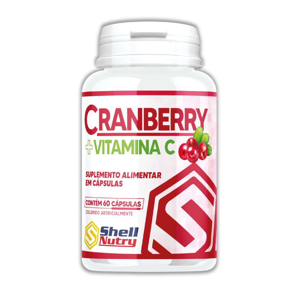 Cranberry e Vitamina C Com 60 Cápsulas Shell Nutry | Shopee Brasil