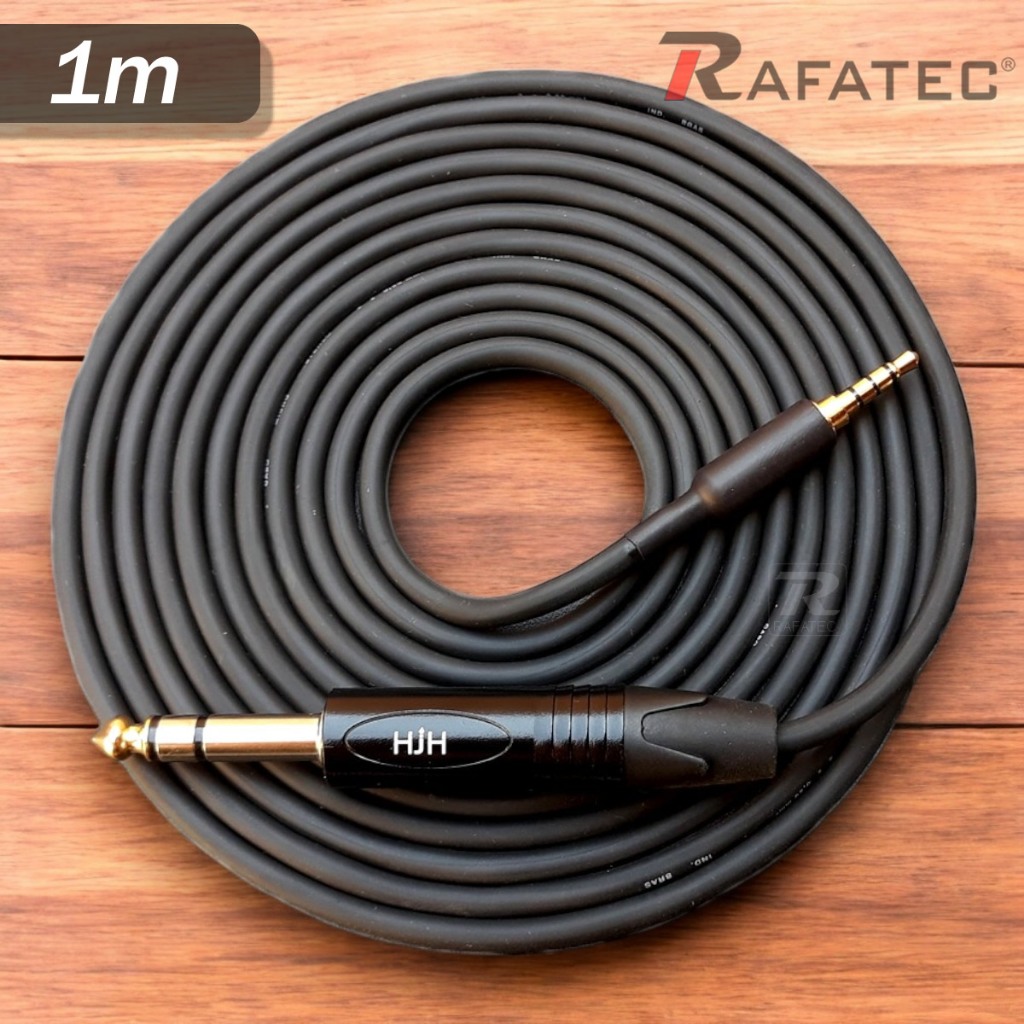 Cabo Live pelo Celular P3 P10 Stereo - Áudio da Mesa de Som Interface Pedaleira Mixer - 1m