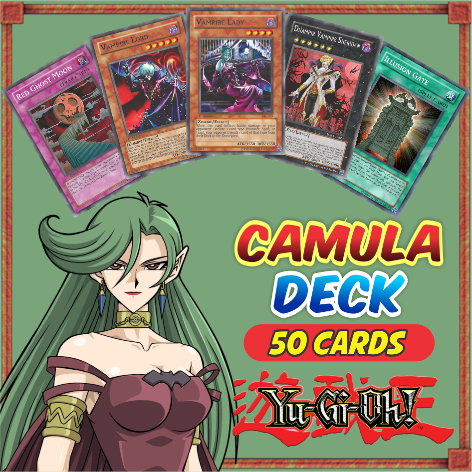 Camula Deck Anime (50 Cards) Yugioh GX | Shopee Brasil