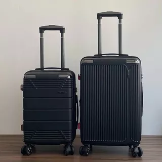 Kit Conjunto 2 peças Mala de Bordo/Viagem,Cadeado,Rodina Removível 360Grau em Oferta na Shopee