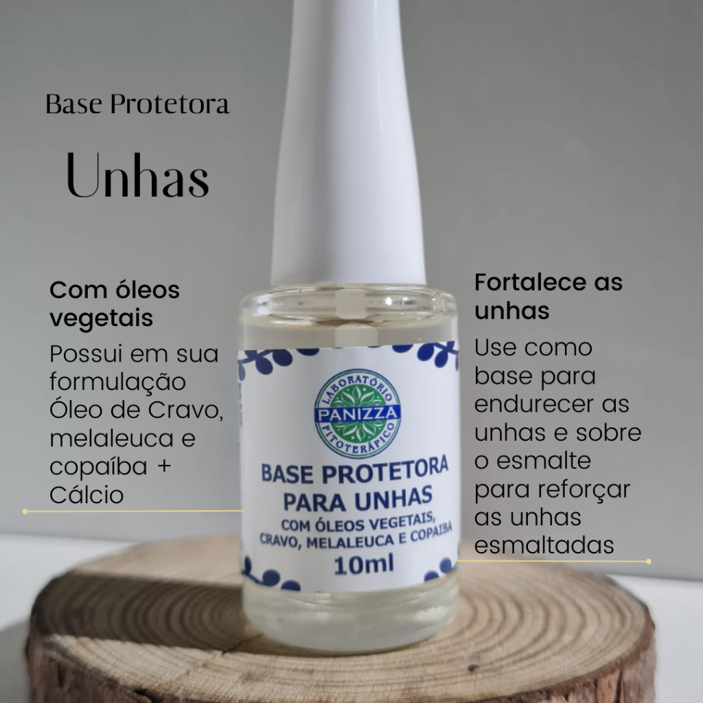 Base para Unhas 10ml – Cravo, Melaleuca e Copaíba para Fortalecer e ...