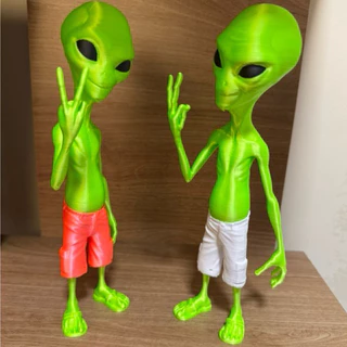 Alien 3D de 20cm - Impressão 3D
