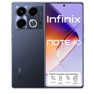 Smartphone Infinix Note 40 5G 256GB 8GB Sound by JBL Bateria 5000mAh 6,78 FHD+ Preto