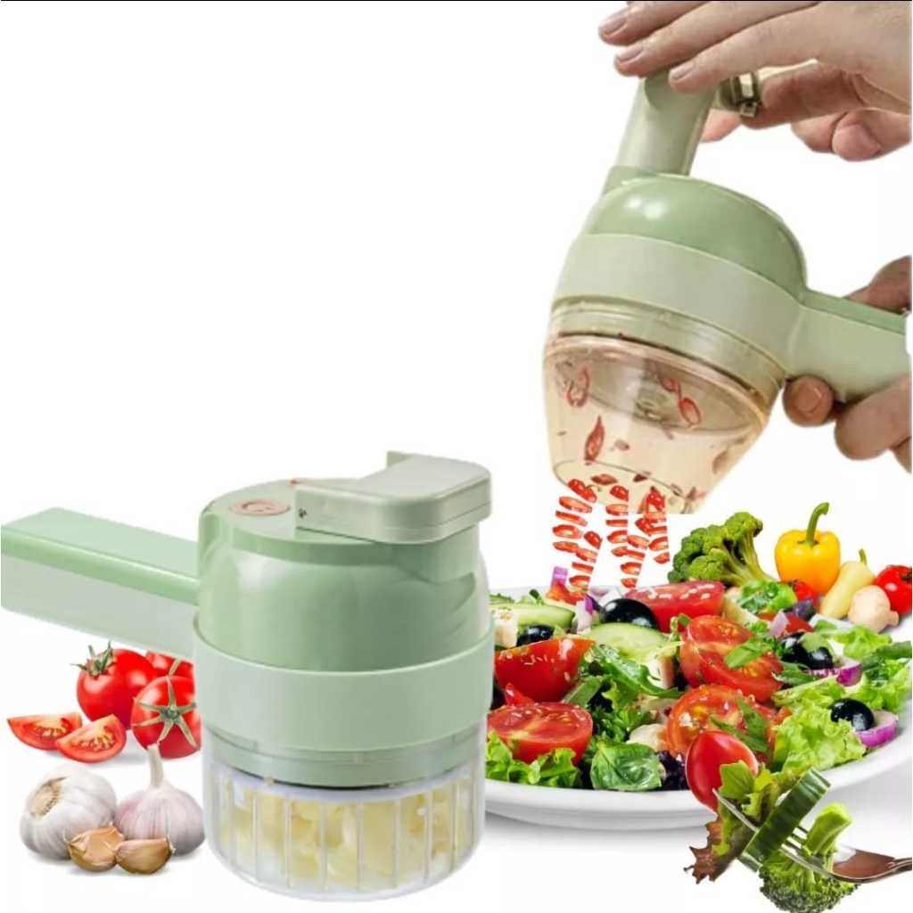 Processador Elétrico Cortador E Fatiador De Legumes Mini PicProcessador ...