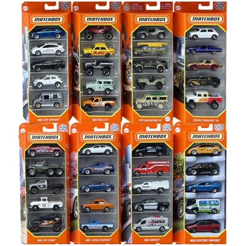 matchbox pacote 9 carros multicolorido conjunto colecionavel