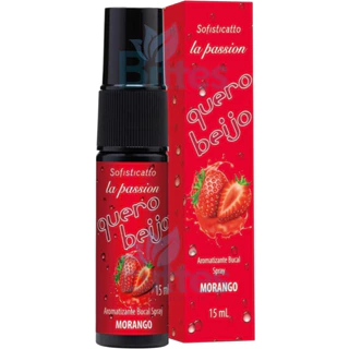 AROMATIZANTE BUCAL SPRAY SOFISTICATTO MORANGO QUERO BEIJO HÁLITO FRESCO