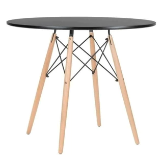 Mesa De Jantar Eames Tampo Redondo 90cm - Cores