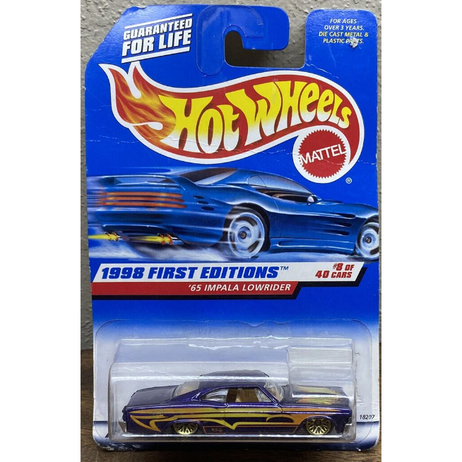 HOT WHEELS 1998 FIRST EDITIONS 65 IMPALA LOWRIDER 08/40 | Shopee