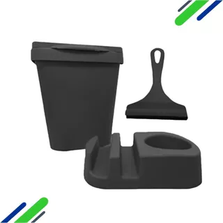 Kit Pia Cozinha Prático com Lixeira Rodo e Porta Detergente Plasmarc