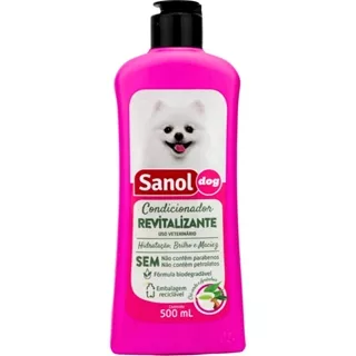 Condicionador para cães Sanol revitalizante 500ml