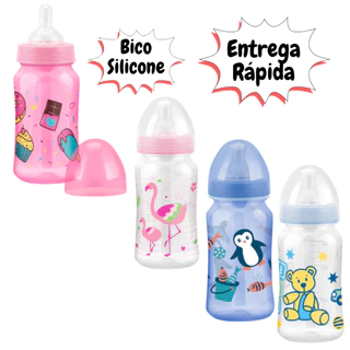 Mamadeira Super Bico em Silicone 270ml em Oferta na Shopee