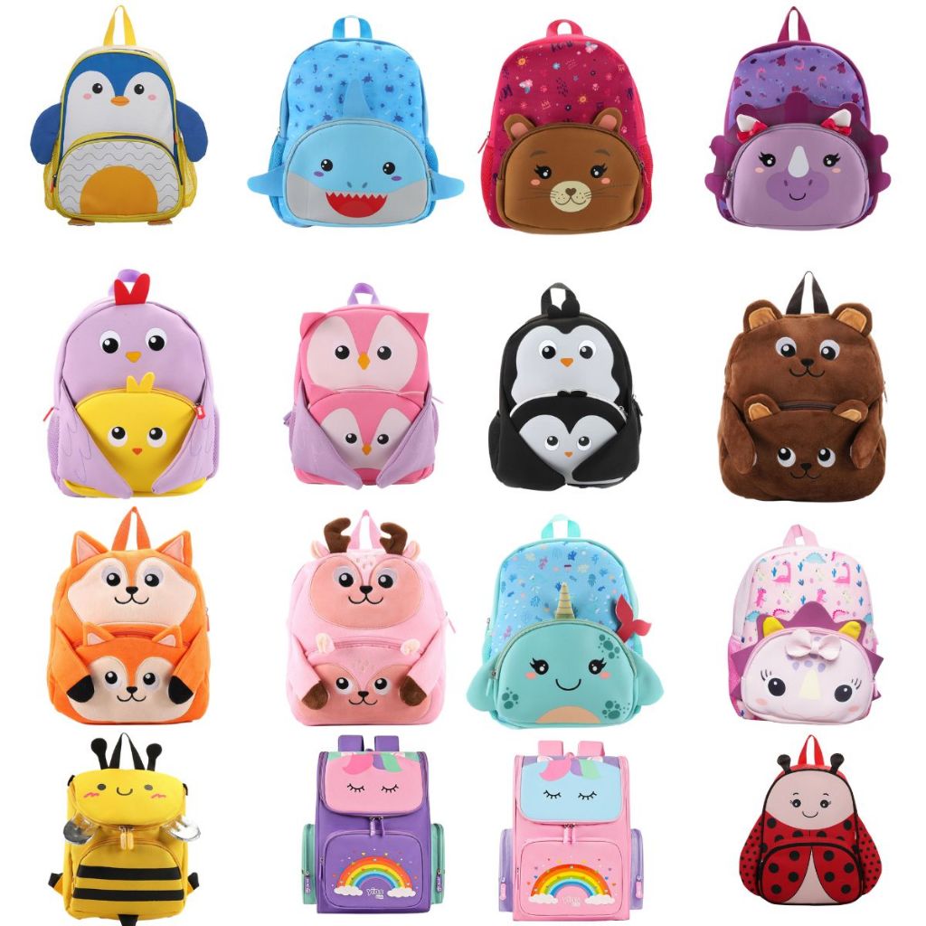 Mochila Para Passeio Escolar Infantil Alça Coleira De Segurança Escolha ...