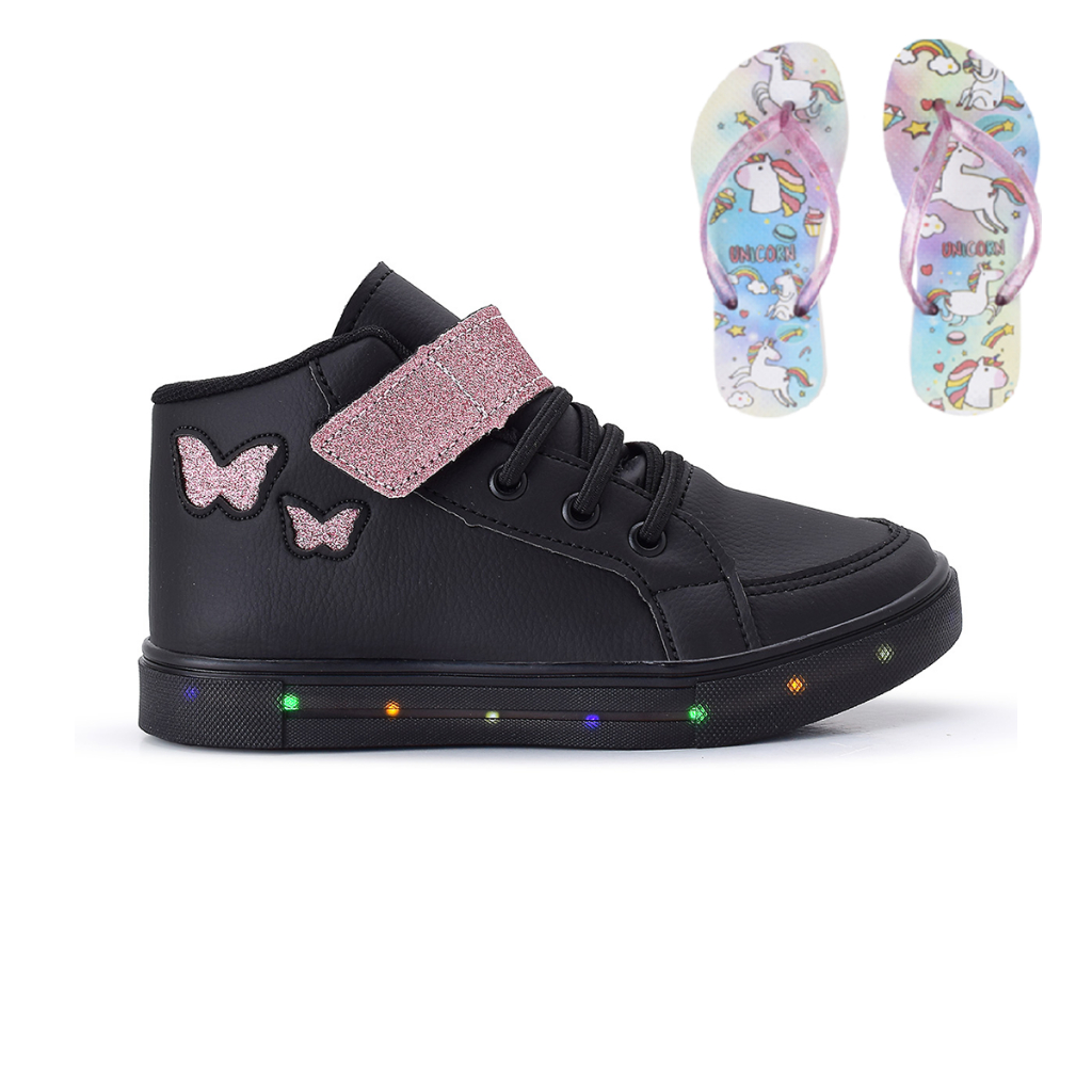 Amazon Tenis Infantil Com Luzes Na Sola Tênis Infantil Menina LED