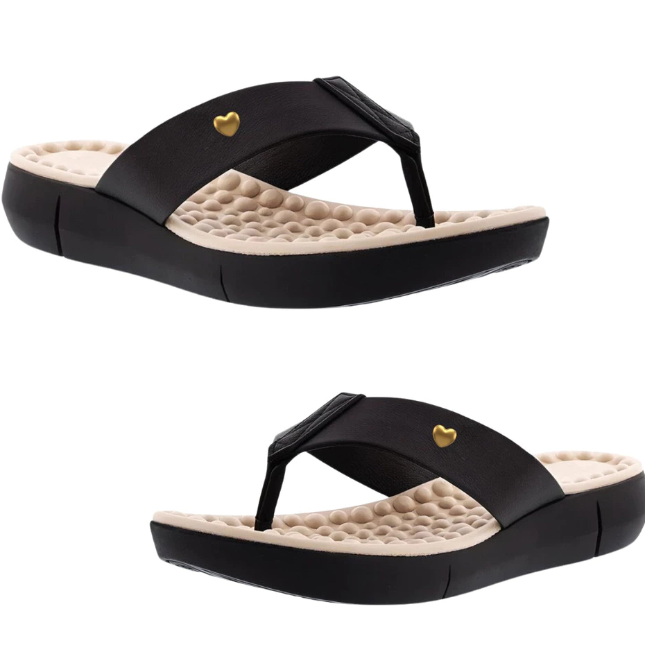 Chinelo Feminino Original Ortopédico Confortável Sandália Tamanco Sola Massageadora Esporão Fascite