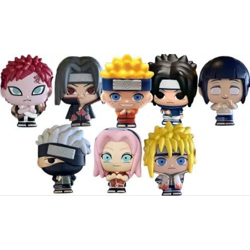 COLEÇÃO BONECOS NARUTO SHIPPUDEN (LACRADO) BRINQUEDOS CHAVEIRO NARUTO BK BURGUER KING
