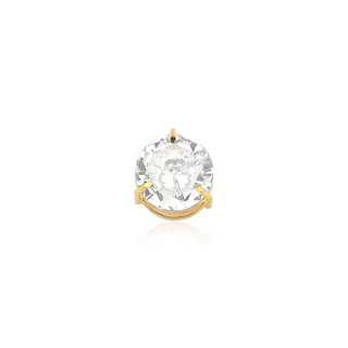 Pingente de Ouro 18k Ponto de Luz Galeria com 6mm em Oferta na Shopee
