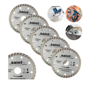 5x Disco Diamantado Turbo 110mm Para Makita Serra Mármore Kit Discos Corte Granito Concreto Parede em Oferta na Shopee