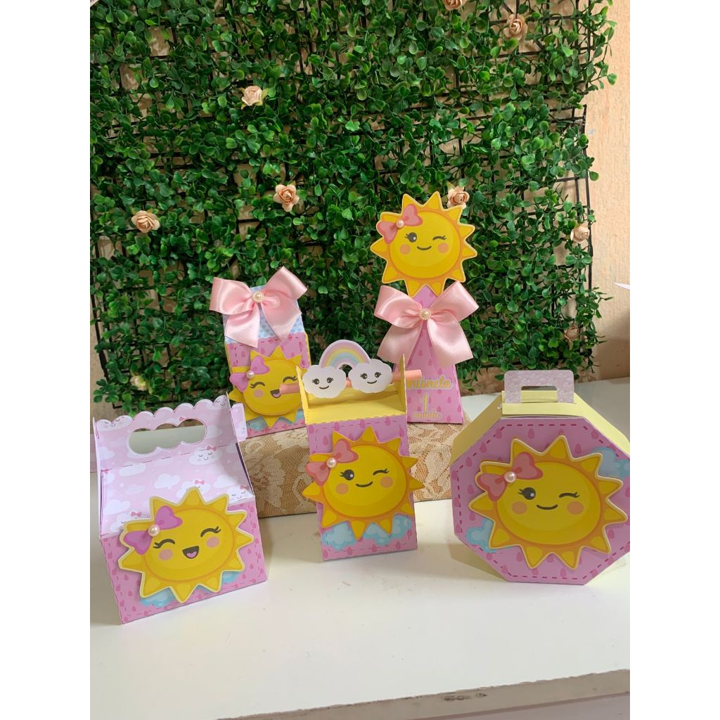 kit festa solzinho menina festa personalizados papelaria aniversario ...