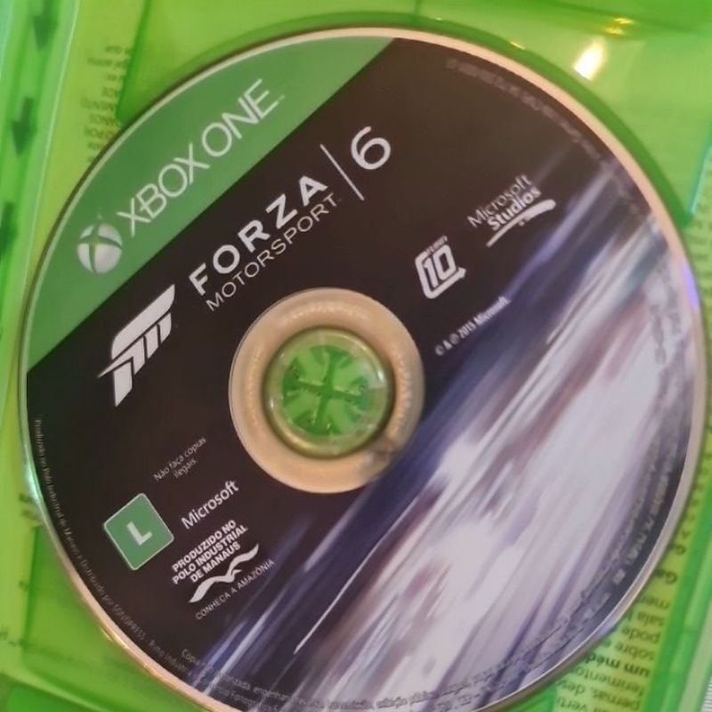 Forza 6 MotorSport Xbox One Mídia física original instalando 100% ...