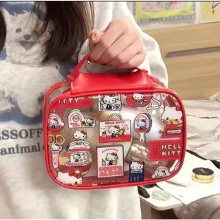 Bolsa necessaire da Hello Kitty perfeita para carregar em viagens ou dentro da mochila REF: 048