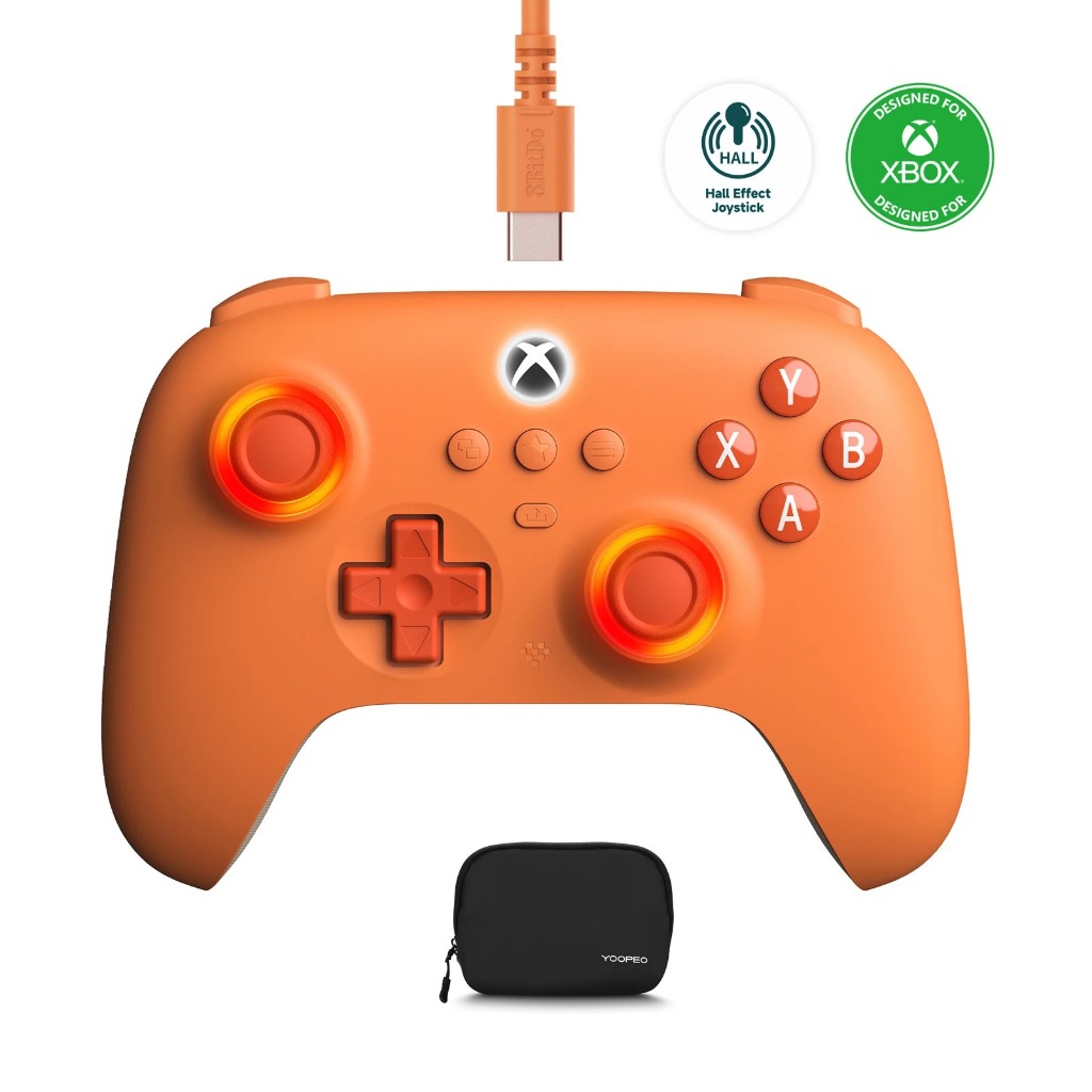 IMBATÍVEL - Controle Xbox 8BitDo Fire Ring - RGB, WINDOWS 10/11 HALL ...