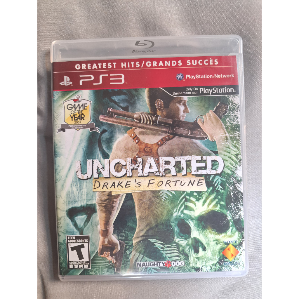 PS3 Uncharted: Drake's Fortune - Game of the Year Edition | Shopee Brasil