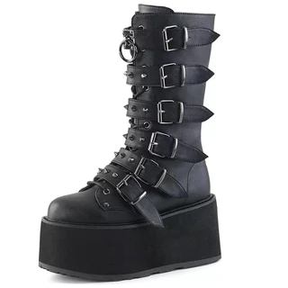 bota coturno Demonia gotica punk rock emo alternativa nova