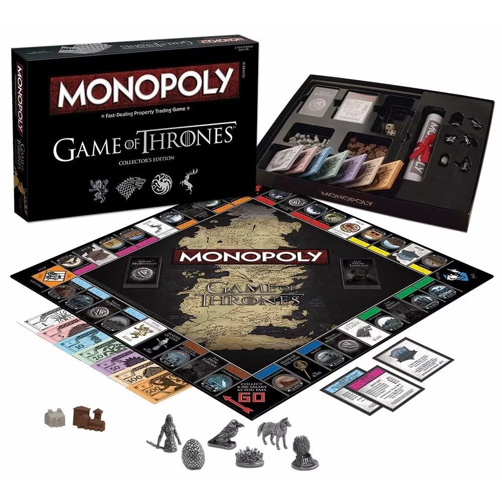 Monopoly Game of Thrones Collector’s Edition-Original / Banco ...