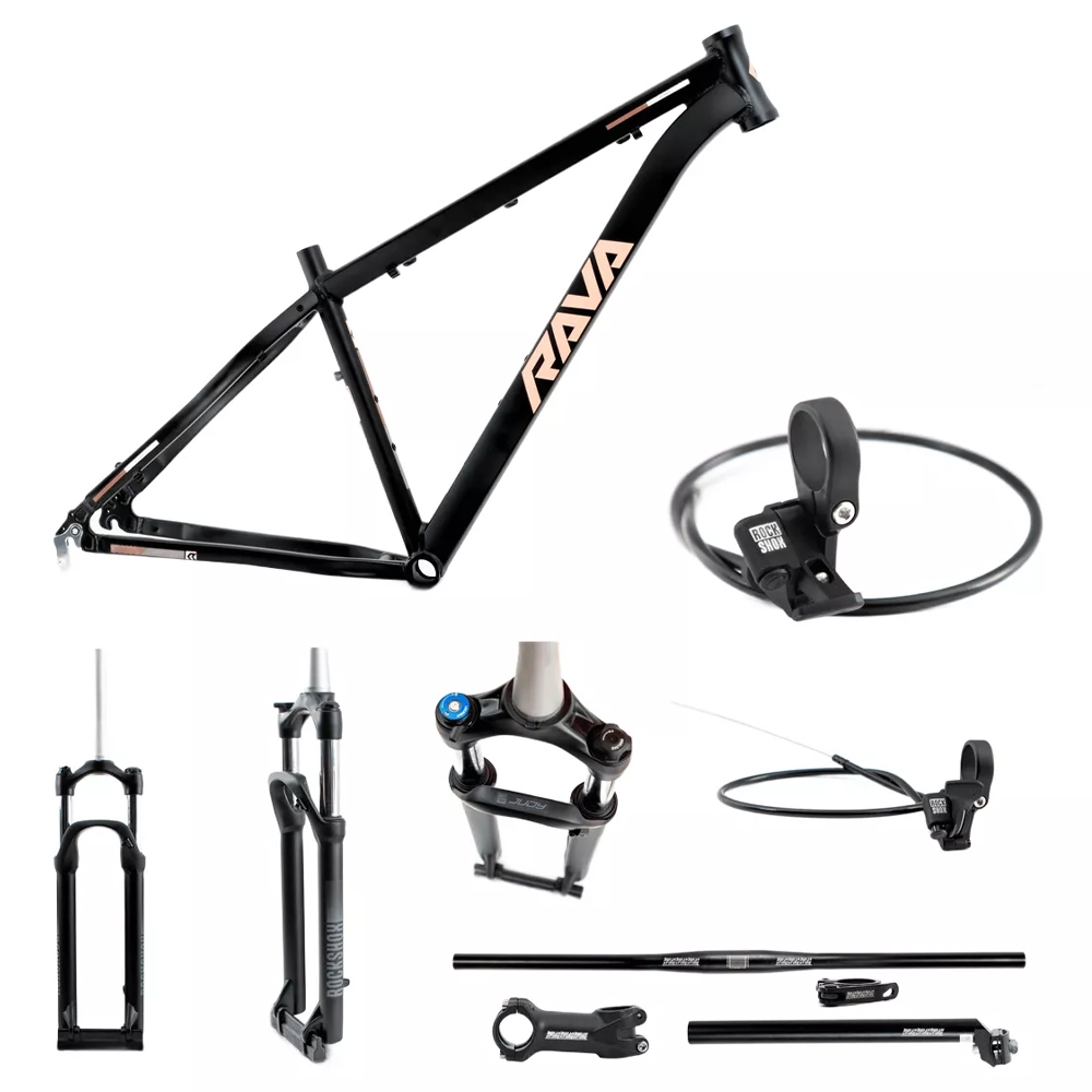 Kit Quadro Aro 29 Rava Pressure Mtb Suspensão E Kit Guidão | Shopee Brasil