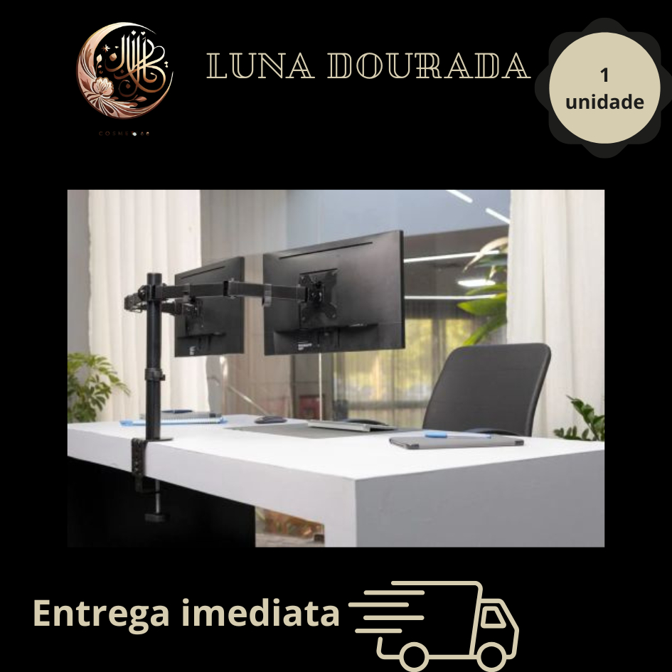Suporte Duplo para Monitor Kolke (Articulado) KVS-520 13'' a 32 ...