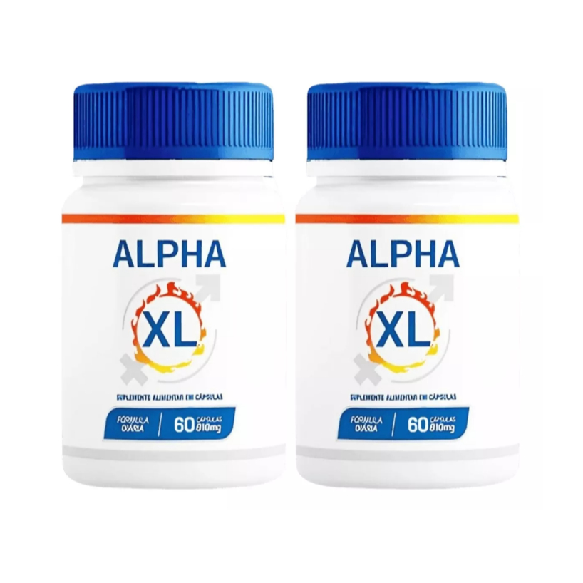 Alpha Xl 2 Frascos 60 Cáps Original O Mesmo Da Tv | Shopee Brasil