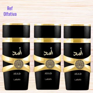 Kit com 3 perfumes masculino ASAD arabe 100ml cada