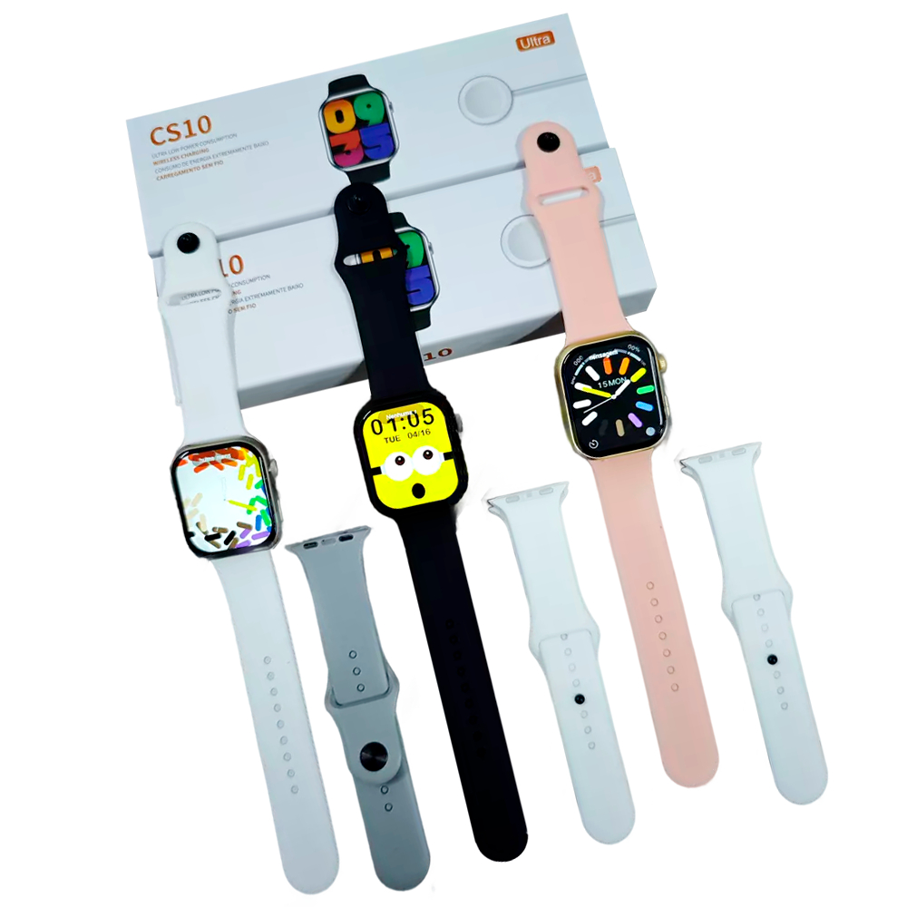 Smartwatch CS10 47mm Serie 10 NFC Jogos Pulseira Extra | Shopee Brasil