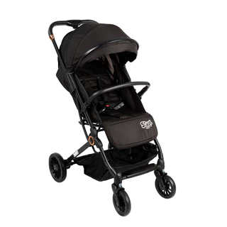 Carrinho de Bebê Passeio Vira Berço Compact Styll Baby Preto em Oferta na Shopee