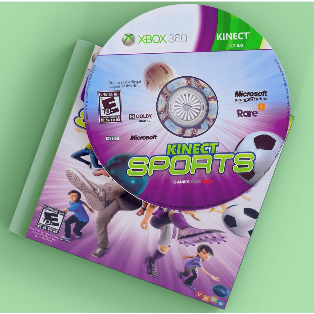 Jogo Kinect Sports Xbox 360 em Português PT-BR Mídia Física