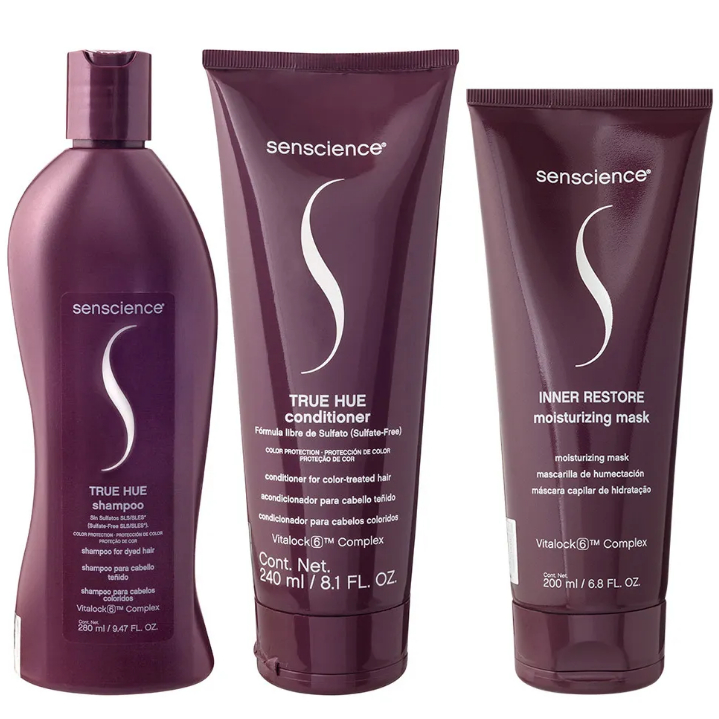 Senscience- True Hue Kit Shampoo Condicionador e Inner Restore 200ml ...