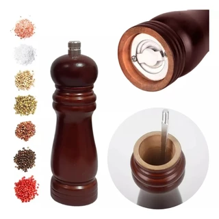 Moedores Madeira Manual De Sal Pimenta Pequeno 15 Cm Kehome
