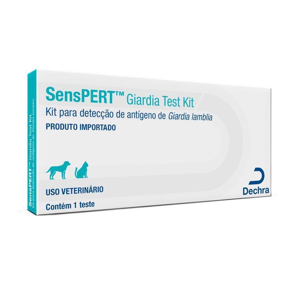 Kit Teste Giardia Senspert Cães e Gatos