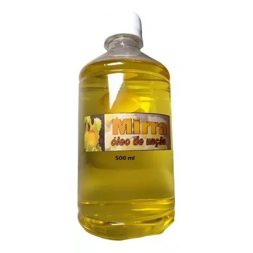 Óleo de Mirra 500ml Ungido Óleo de Unção Esquenta na Pele Igrejas ...